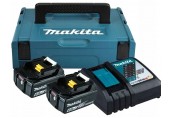 Makita Sada Li-ion LXT 18V 2xBL1860B + DC18RC nabíjačka + kufor 198116-4