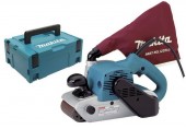 Makita 9403J Pásová brúska. Rozmery brúsneho pásu: 100x610mm / Príkon: 1 200W, Makpac