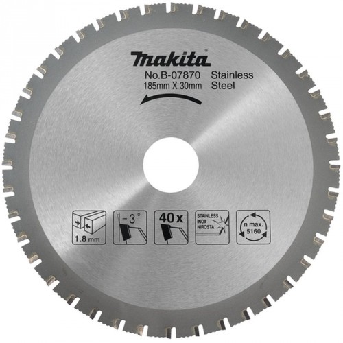 Makita pílový kotúč nerez 185mm B-07870