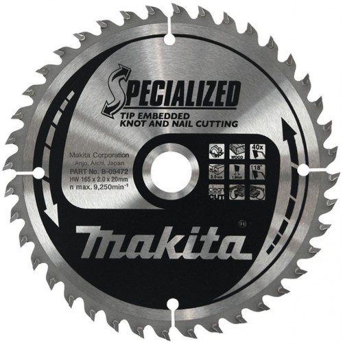 Makita B-09472 pílový kotúč 165x20mm 40Z