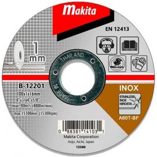 Makita B-12201 rezný kotúč 100x1x16mm nerez