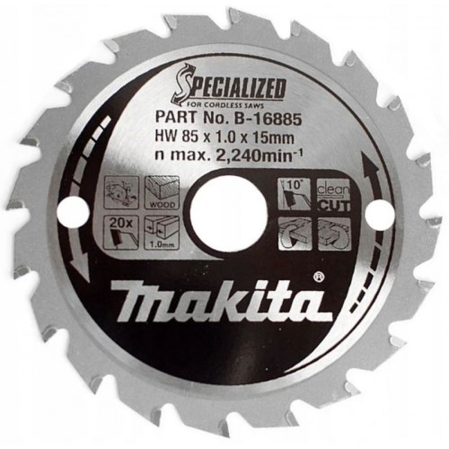 Makita B-33576 pílový kotúč 85x15mm 20Z