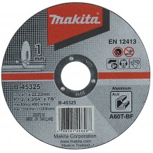 Makita B-45325 rezný kotúč 115x1x22mm hliník