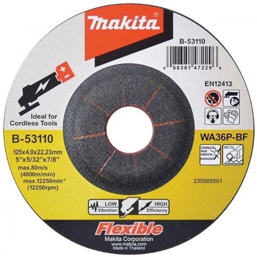 Makita B-53110 flexibilný brúsny kotúč 125x4x22mm