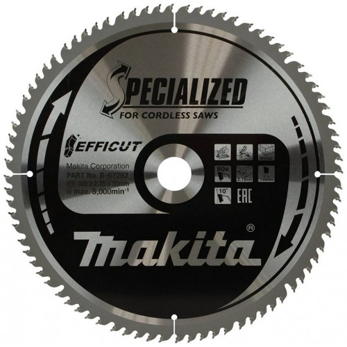 Makita B-67315 TCT pílový kotúč Efficut 305x30mm, 80T = old B-67262