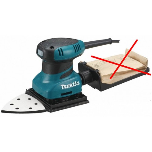 BAZÁR MAKITA Vibračná brúska 112x190mm, 200W BO4565 CHÝBA PAPIEROVÉ VRECÚŠKO ANÁDOBA!!!