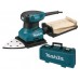 BAZÁR Makita BO4565K Vibračná brúska 112x190mm, 200W, kufor PRASKLÉ UCHYTENIE VAKU!!!