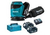 Makita DBO180RTJ Aku excentrická brúska 123mm, Li-ion (2x5,0Ah/18V) Makpac 2