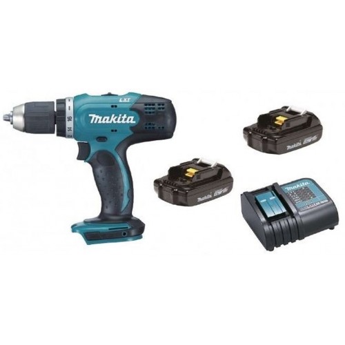 BAZÁR Makita DDF453SYX4 Aku vŕtací skrutkovač Li-ion (2x1,5Ah/18V) ROZBALENÉ!!