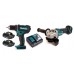 Makita S17E4-P6 Aku Set DDF482RAE + DGA504Z + 2xAku BL1820B +nabíjačka DC18RC