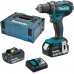 Makita DDF482RFJ Aku vŕtací skrutkovač Li-ion (2x3,0Ah/18V) Makpac 2