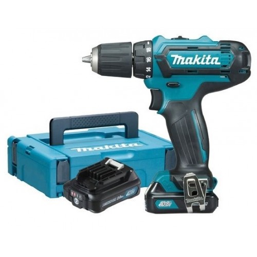 Makita Aku vŕtací skrutkovač 10,8V, 2 x 2,0 Ah Aku DF331DSAJ