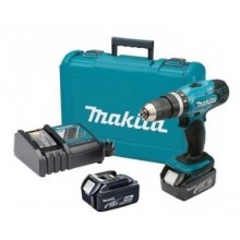 Makita DHP453RFE Aku príklepový skrutkovač Li-ion (2x3,0Ah/18V) v kufríku