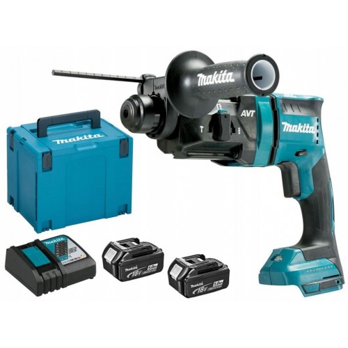 Makita DHR182RTJ Aku kombinované kladivo SDS-Plus Li-ion LXT 2x5,0Ah/18, Makpac