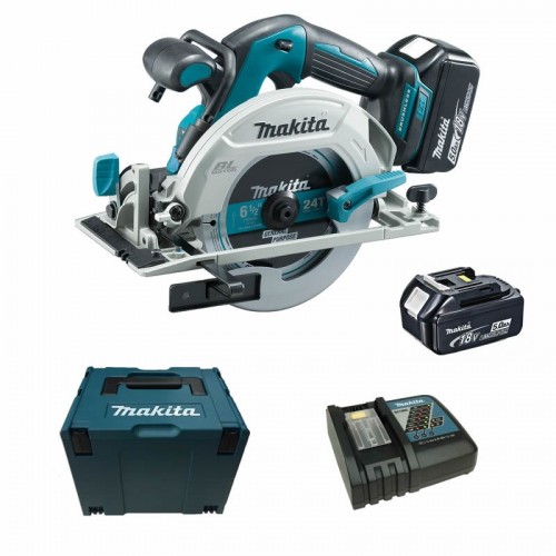 Makita DHS680RTJ Aku okružná píla (2x5,0Ah/18V) Makpac 3