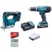 MAKITA Aku sada- priam.pilaJV183D+príklep.skrutkovač HP457D Li-ion 18V / 1,3Ah G DK18113X1