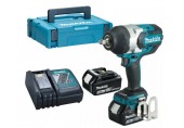 Makita DTW1002RTJ Aku rázový uťahovák 1/2" Li -ion (2x5,0 Ah/18V) MAKPAC