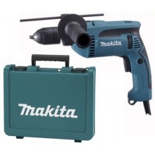 Makita HP1641K Príklepová vŕtačka s kufrom, rýchloupínacie 1,5-13mm, 680W, v kufri