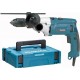Makita HP2071J Elektrická príklepová vŕtačka 1010 W, 2-rychlostna, Makpac 1