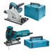 Makita MEU029J Sada ponorná píla SP6000J + Priamočiara píla 4351FCTJ, Systainery