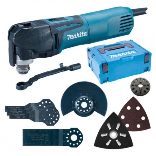 MAKITA Multi Tool s príslušenstvom 320W, multifunkčná brúska, systainer TM3010CX5J