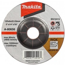 Makita A-80656 brúsny kotúč 125x6x22mm nerez