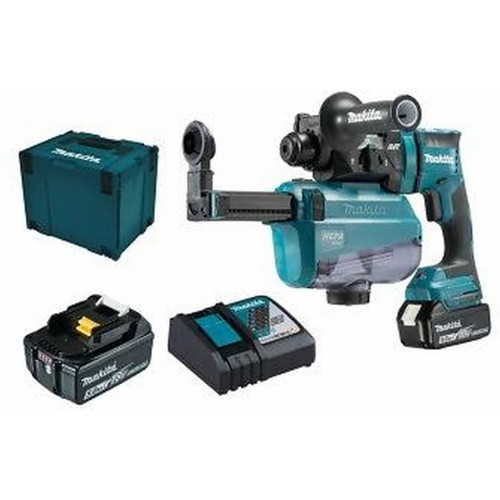 Makita AKU Kombinované kladivo 18V, 2x5.0Ah DHR182RTWJ