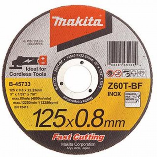 Makita B-45733 rezný kotúč 125x0,8x22mm nerez