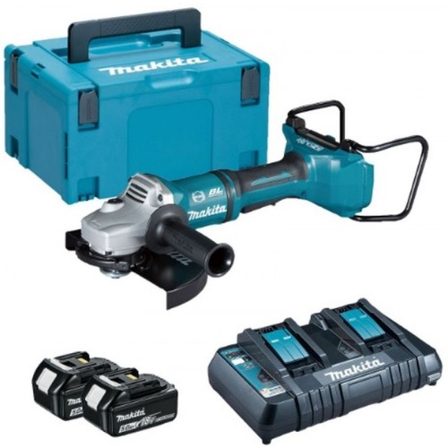 Makita DGA900PT2 Aku uhlová brúska 230mm,Li-ion (2x18V/5,0Ah)
