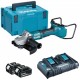 Makita DGA900PT2 Aku uhlová brúska 230mm, Li-ion 2x18V/5,0Ah