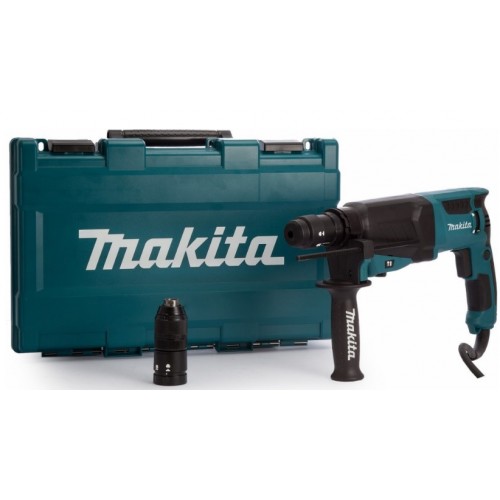 Makita HR2630T SDS-Plus Kombinované kladivo s výmenným skľučovadlom