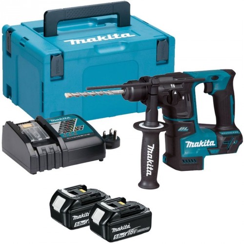 Makita DHR171RTJ Aku vŕtacie kladivo SDS-Plus 1,2J, Li-i Li-ion LXT (2x5,0Ah/18V) Makpac
