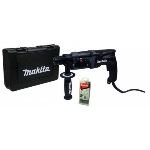 BAZÁR Makita HR2470BX40 SDS-PLUS Kombinované kladivo 2,4J, 780W+B-55784 PO SERVISE!!