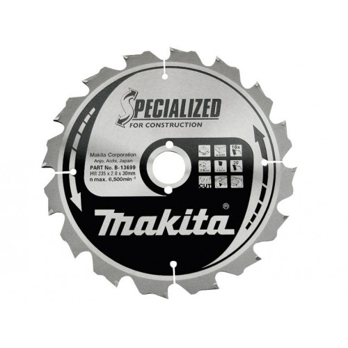 Makita pílový kotúč Konstrukt 190x30mm 12T B-13683 Makita pílový kotúč Konstrukt 190x30mm 12T B-13683