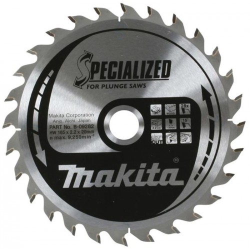 Makita B-09282 pílový kotúč 165x20mm 28T