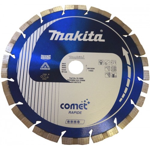 Makita B-12893 Diamantový kotúč Comet Rapid tichý 230x22,23mm
