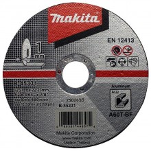 Makita rezný kotúč 125x1x22mm hliník, B-45331
