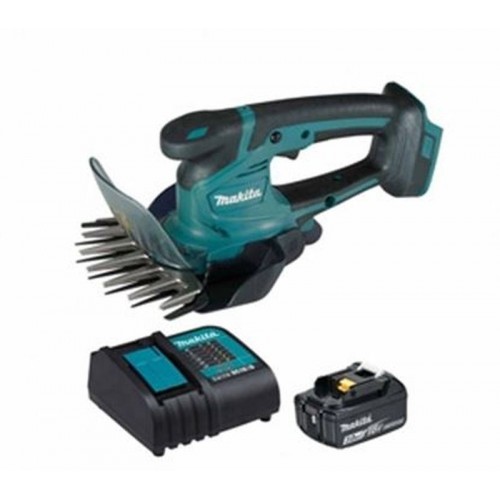 MAKITA Aku nožnice na trávu Li-ion 18V Z + nabíjačka a akumulátor DUM604RF