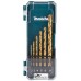 Makita D-72833 sada vrtákov do kovu HSS-TiN 2-8mm (po 1), 6ks