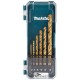 Makita D-72833 sada vrtákov do kovu HSS-TiN 2-8mm (po 1), 6ks