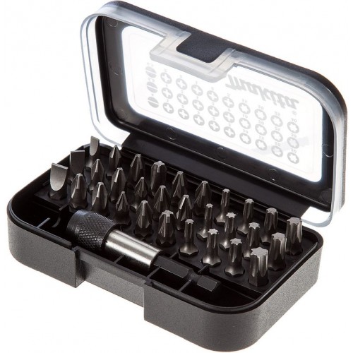 Makita D-30667-12 Sada bitov 1/4" 31 ks v plastovej krabičke, 12 bal