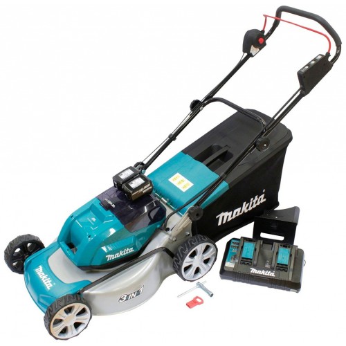 Makita DLM460PT2 Akumulátorová kosačka, 46cm Li-ion LXT (2x5,0Ah/18V)