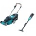 MAKITA akčný set Aku kosačky 380mm Li-ion DLM380PM2 + aku vysávač čierny DCL180ZB