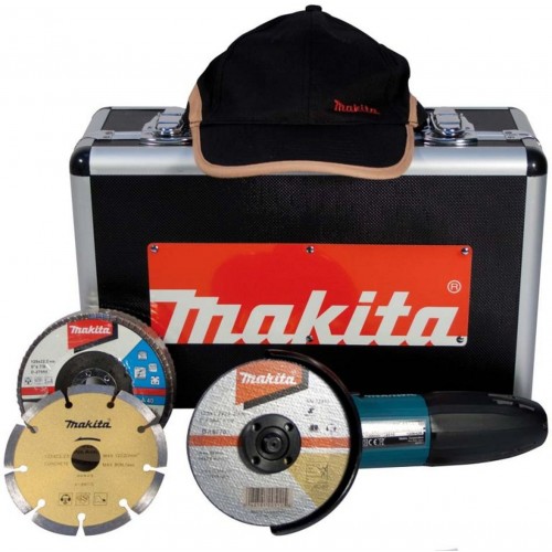 Makita GA5030RSP4 Uhlová brúska 125mm ALU kufor + 4ks brúsnych kotúčov + 1ks diamant kotúč Makita GA5030RSP4 Uhlová brúska 125mm ALU kufor + 4ks brúsnych kotúčov + 1ks diamant kotúč