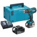Makita DHP459RFJ Aku bezuhlíkový príklepový skrutkovač Li-ion 2x aku 18V 3,0 Ah, Makpac