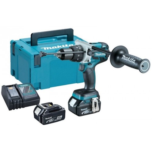 Makita DHP481RMJ Aku príklepový skrutkovač 18 V/2x 4,0 Ah