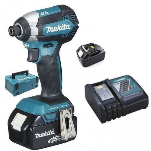 Makita DTD155RTE Aku rázový uťahovák 1/4 "Li-ion 18V/5,0Ah