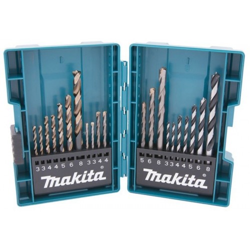 Makita B-44884 sada vrtákov s valcovou stopkou 21 ks