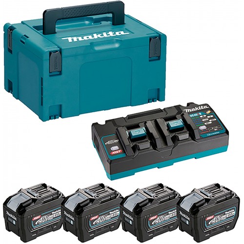 Makita sada Li-ion XGT 40V 4xBL4080F+DC40RB+Makpac 1910A8-3