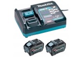 Makita 1911V6-0 súprava Li-ion XGT 40V 2xBL4050F+1xDC40RA